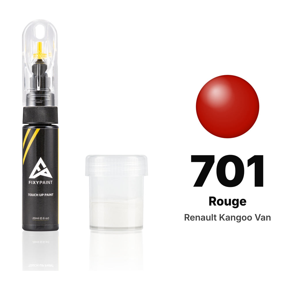 Lackstift für Renault Kangoo Van – 701 Rouge (1998–2001), Set Standard