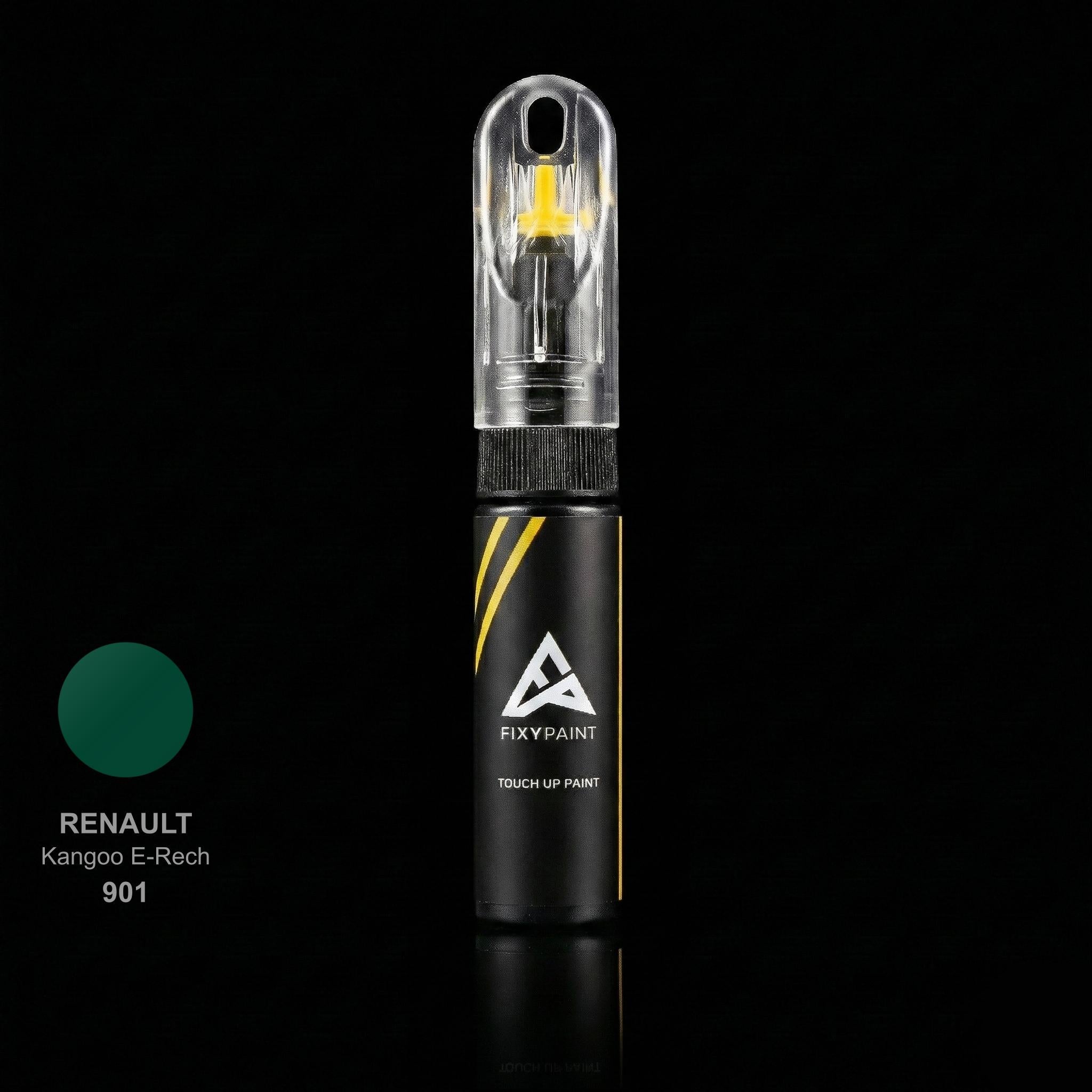 Renault Kangoo E-rech touch up paint kit - VERT VERTIGO 901 scratch repair
