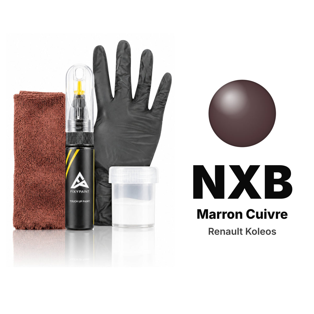 Pintura de retoque para Renault Koleos – NXB Marron Cuivre (2008–2009), kit Completo
