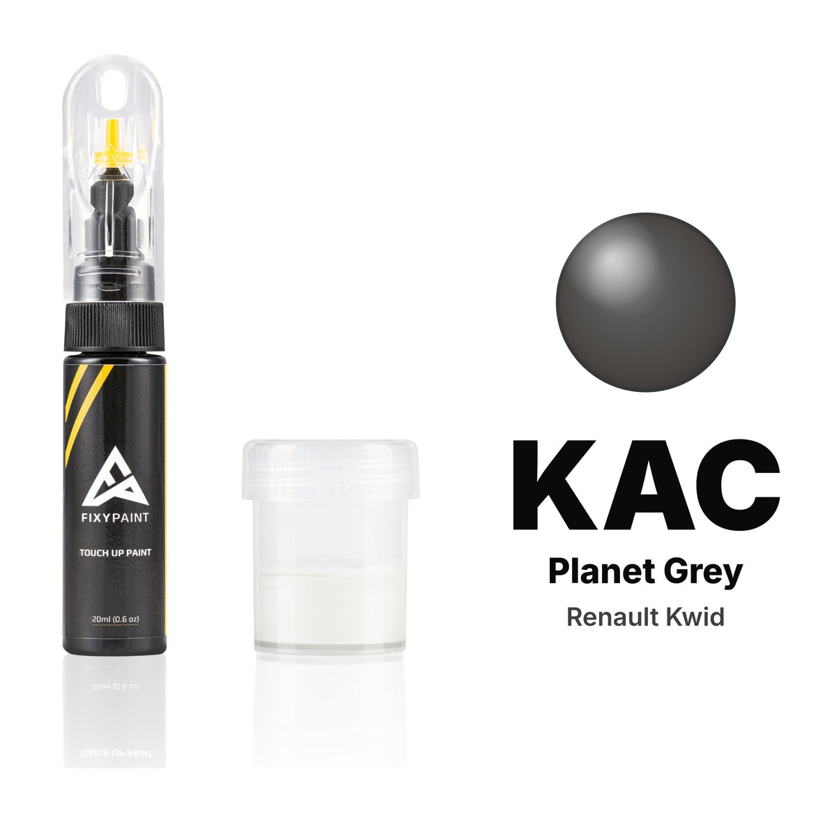 Lackstift für Renault Kwid – KAC Planet Grey (2017), Set Standard