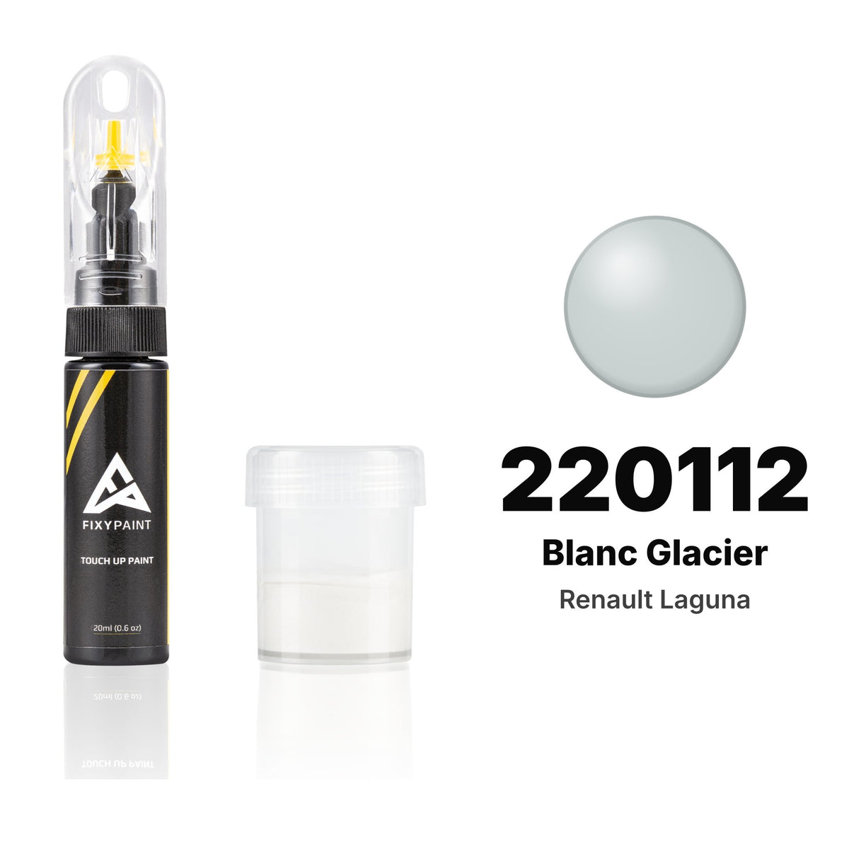 Touch-up paint for Renault Laguna 220112 Blanc Glacier, Standard kit