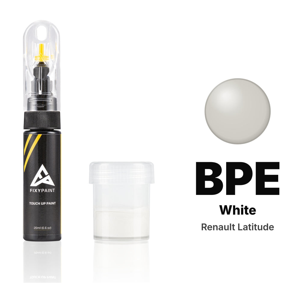 Touch-up paint for Renault Latitude BPE White, Standard kit