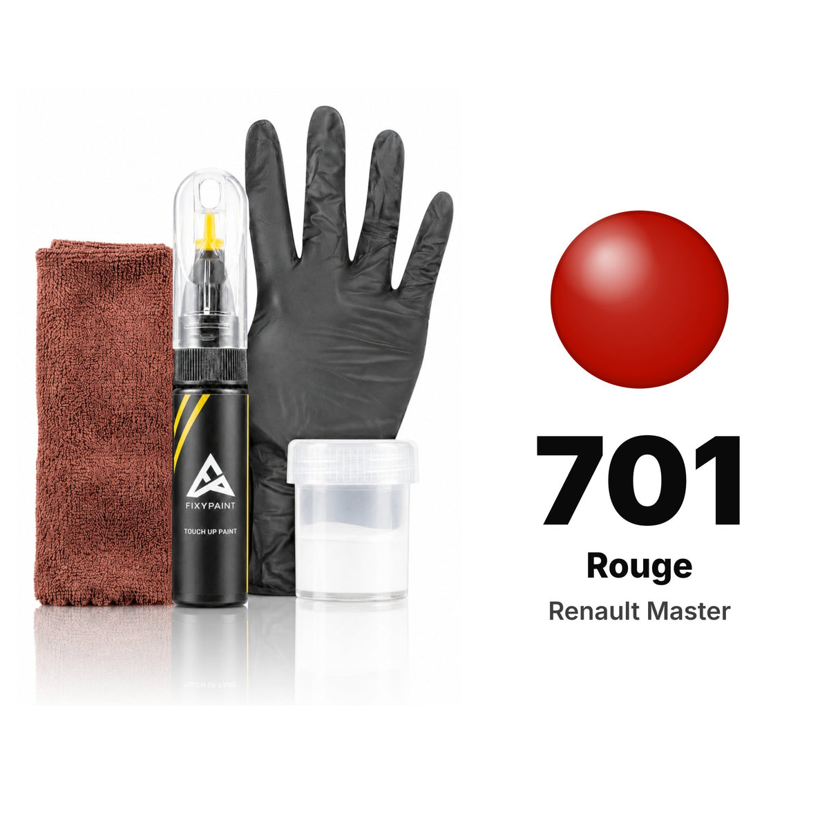 Lackstift für Renault Master – 701 Rouge (1999–2001), Set Komplett