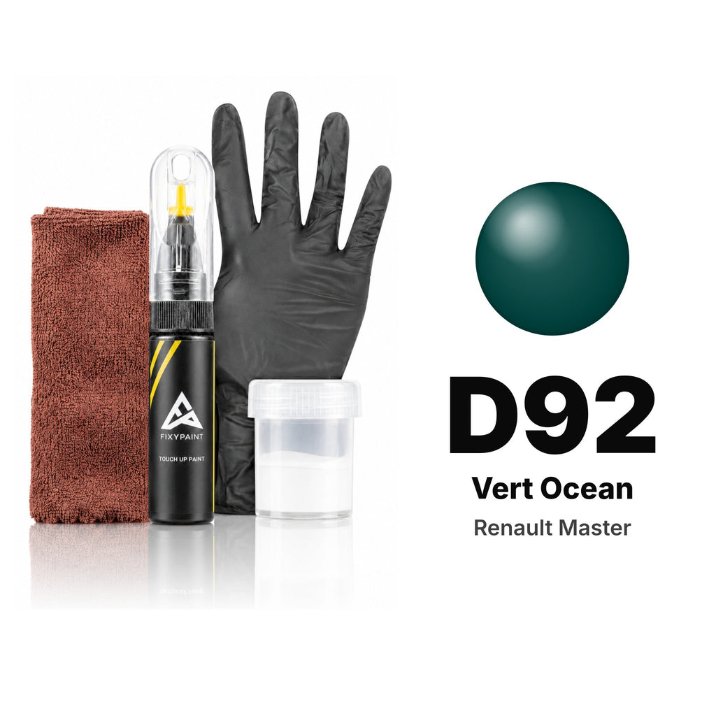 Touch-up paint for Renault Master D92 Vert Ocean, Complete kit