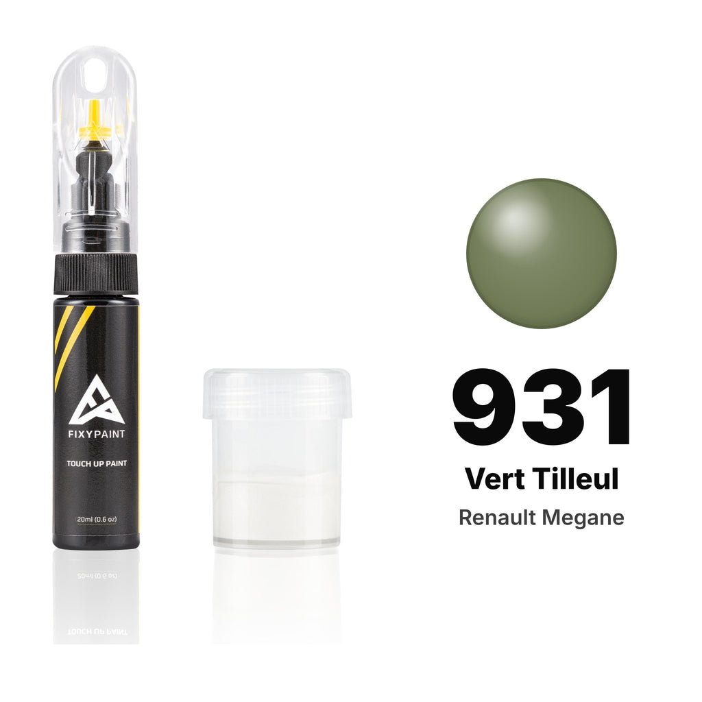 Touch-up paint for Renault Megane 931 Vert Tilleul, Standard kit