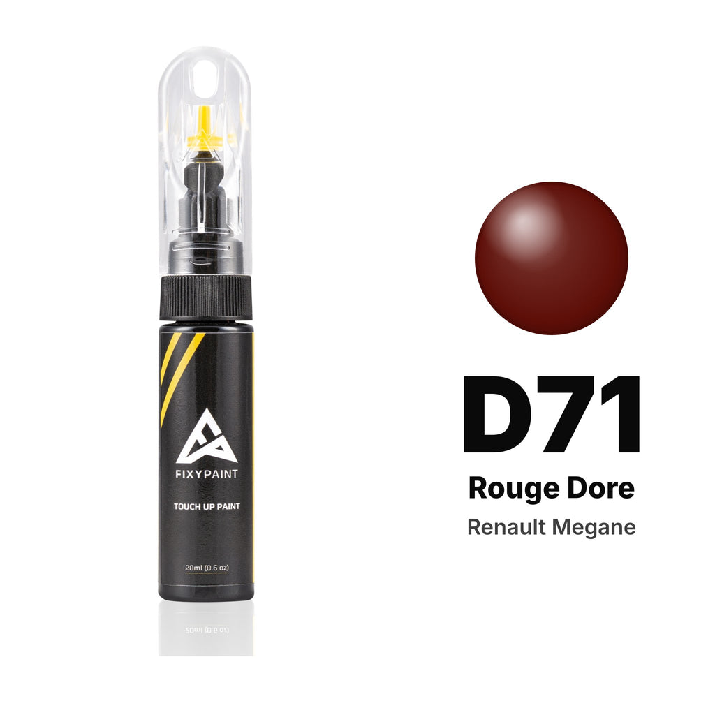 Peinture de retouche pour Renault Megane – D71 Rouge Dore (2003), kit Basique