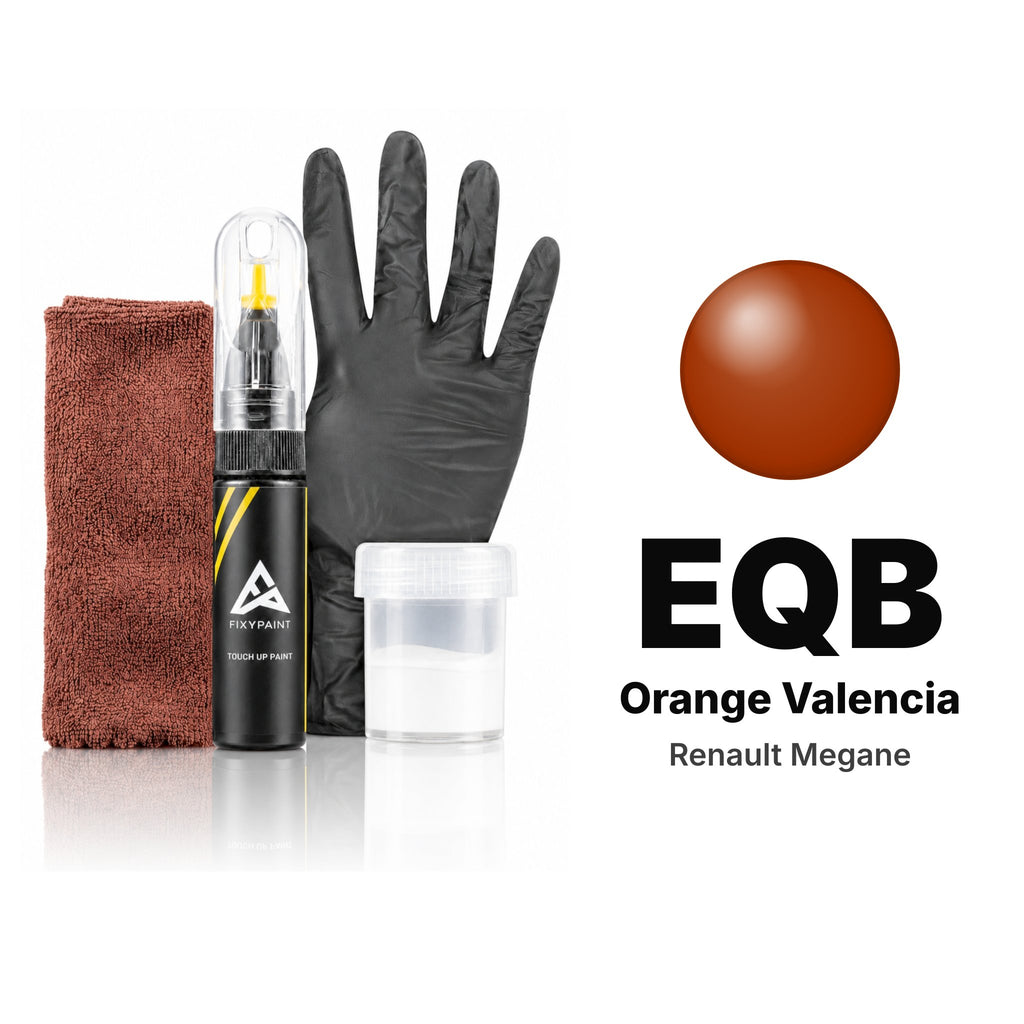 Touch-up paint for Renault Megane EQB Orange Valencia, Complete kit