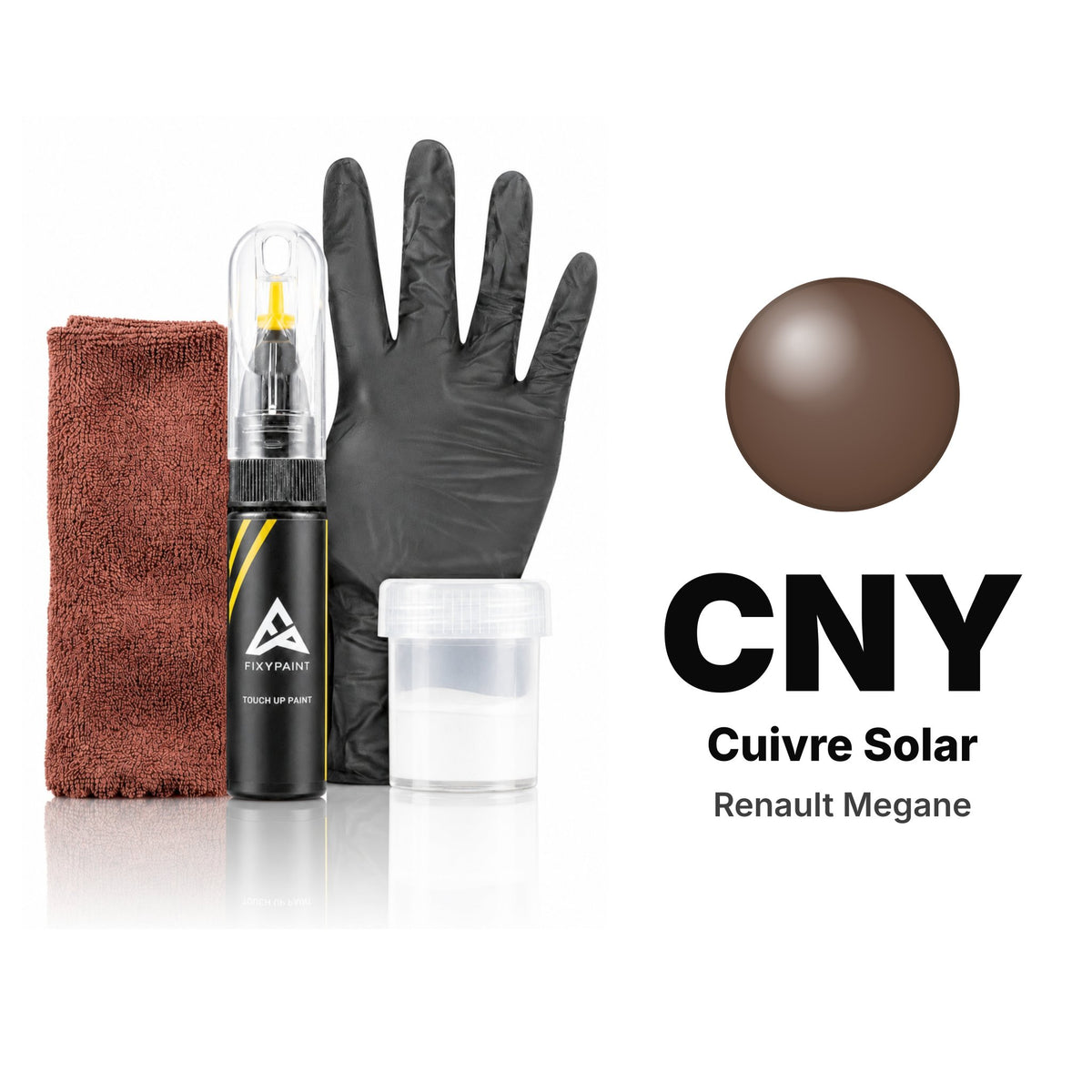 Pintura de retoque para Renault Megane – CNY Cuivre Solar (2020–2022), kit Completo