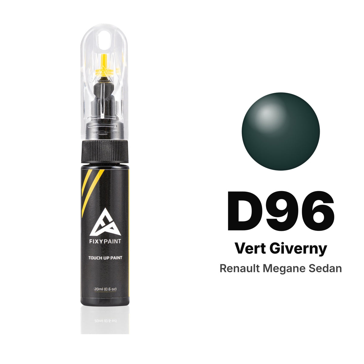Vernice ritocco per Renault Megane Sedan – D96 Vert Giverny (2003–2004), kit Base