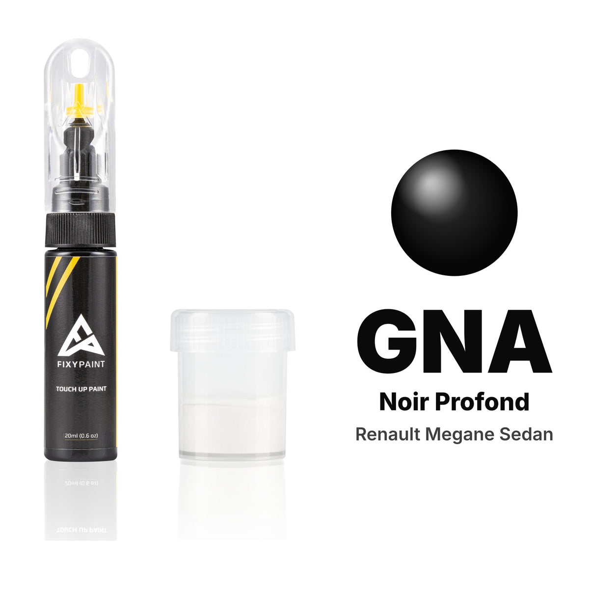 Peinture de retouche pour Renault Megane Sedan – GNA Noir Profond (2006–2009), kit Standard
