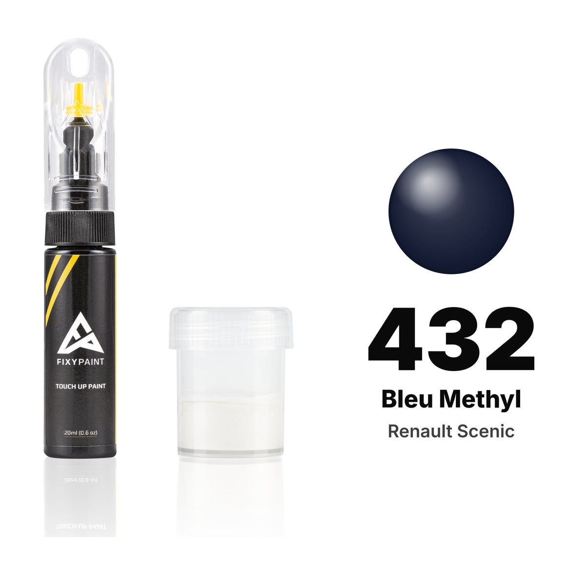 Touch-up paint for Renault Scenic 432 Bleu Methyl, Standard kit