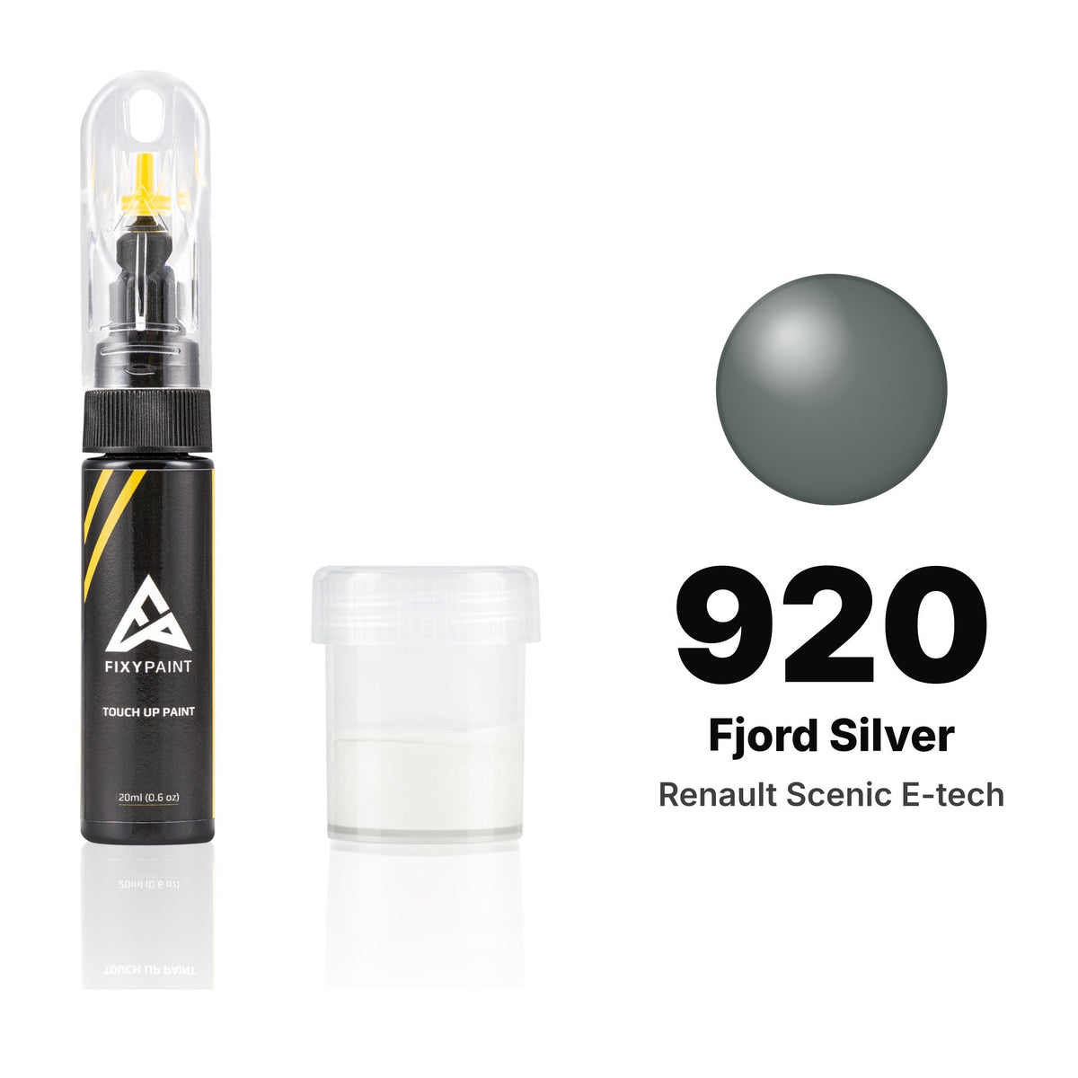 Touch-up paint for Renault Scenic E-Tech 920 Fjord Silver, Standard kit