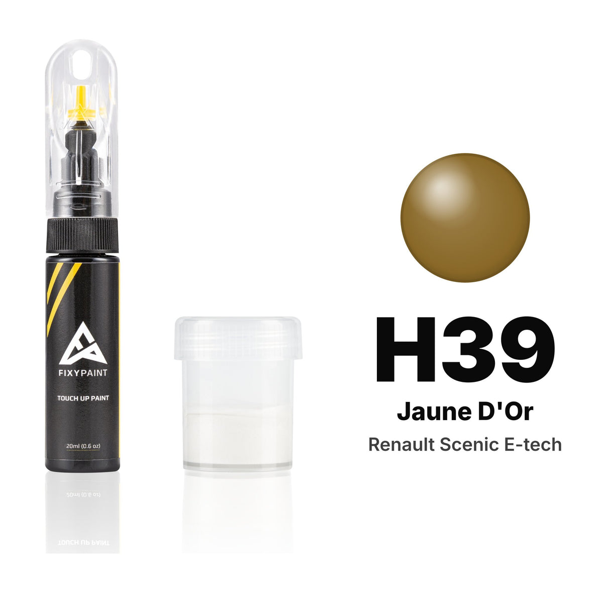 Pintura de retoque para Renault Scenic E-Tech – H39 Jaune d'Or (desde 1999), kit Estándar