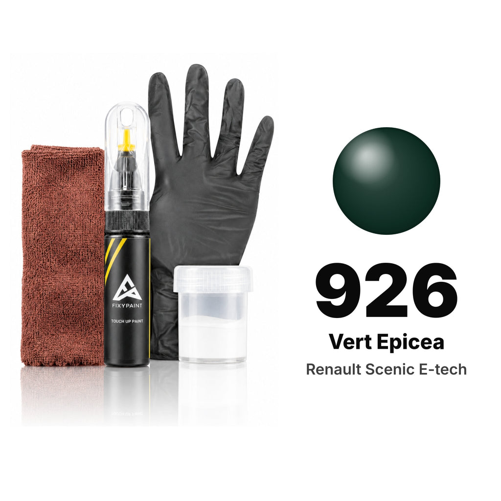 Touch-up paint for Renault Scenic E-Tech 926 Vert Epicea, Complete kit