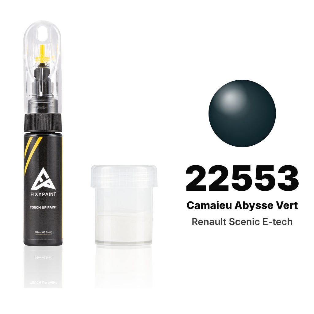 Touch-up paint for Renault Scenic E-Tech 22553 Camaieu Abysse Vert, Standard kit