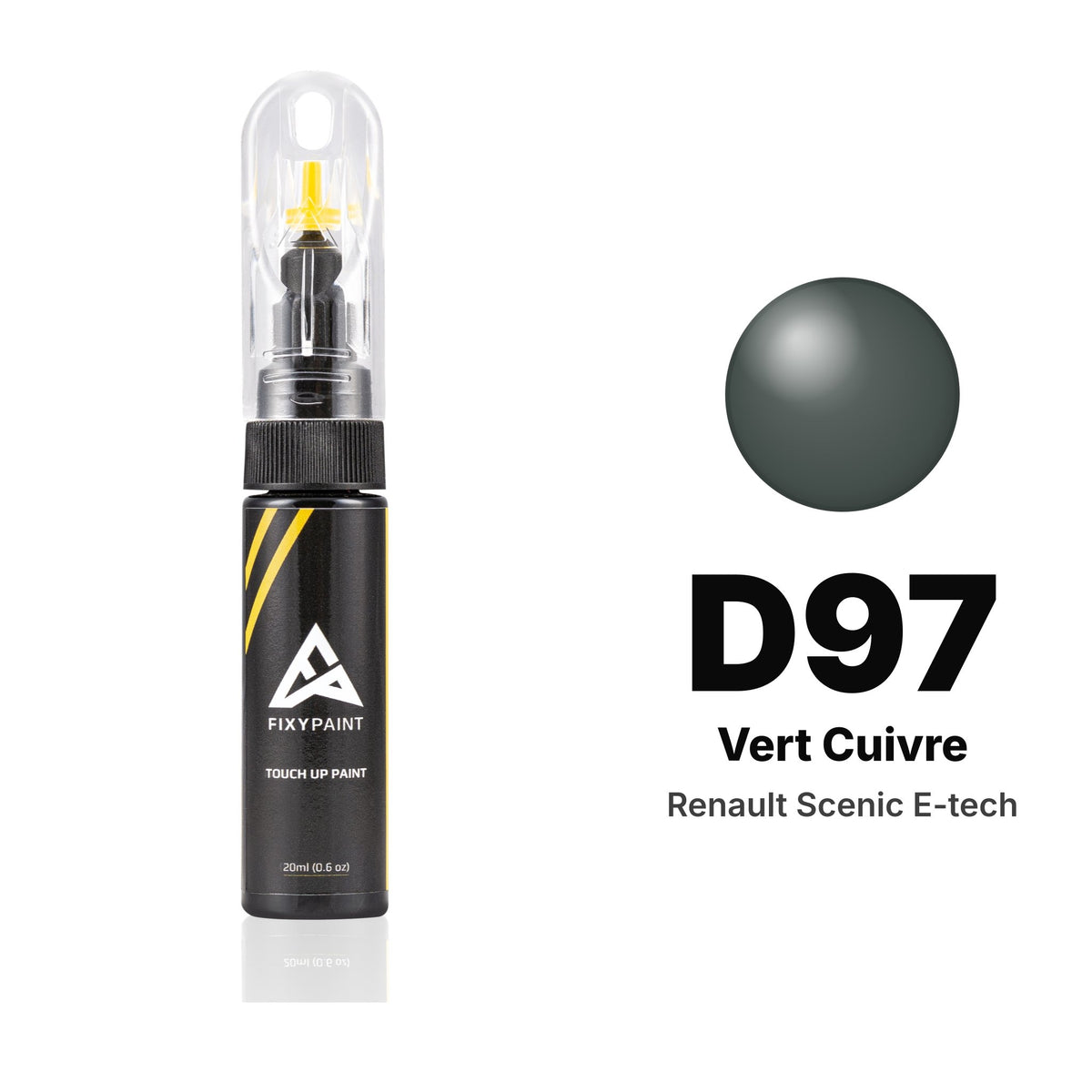 Renault Scenic E-tech D97 Vert Cuivre touch-up paint, Basic kit
