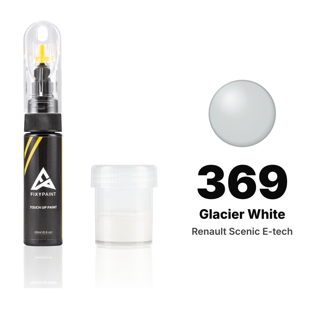 Touch-up paint for Renault Scenic E-Tech 369 Glacier White, Standard kit