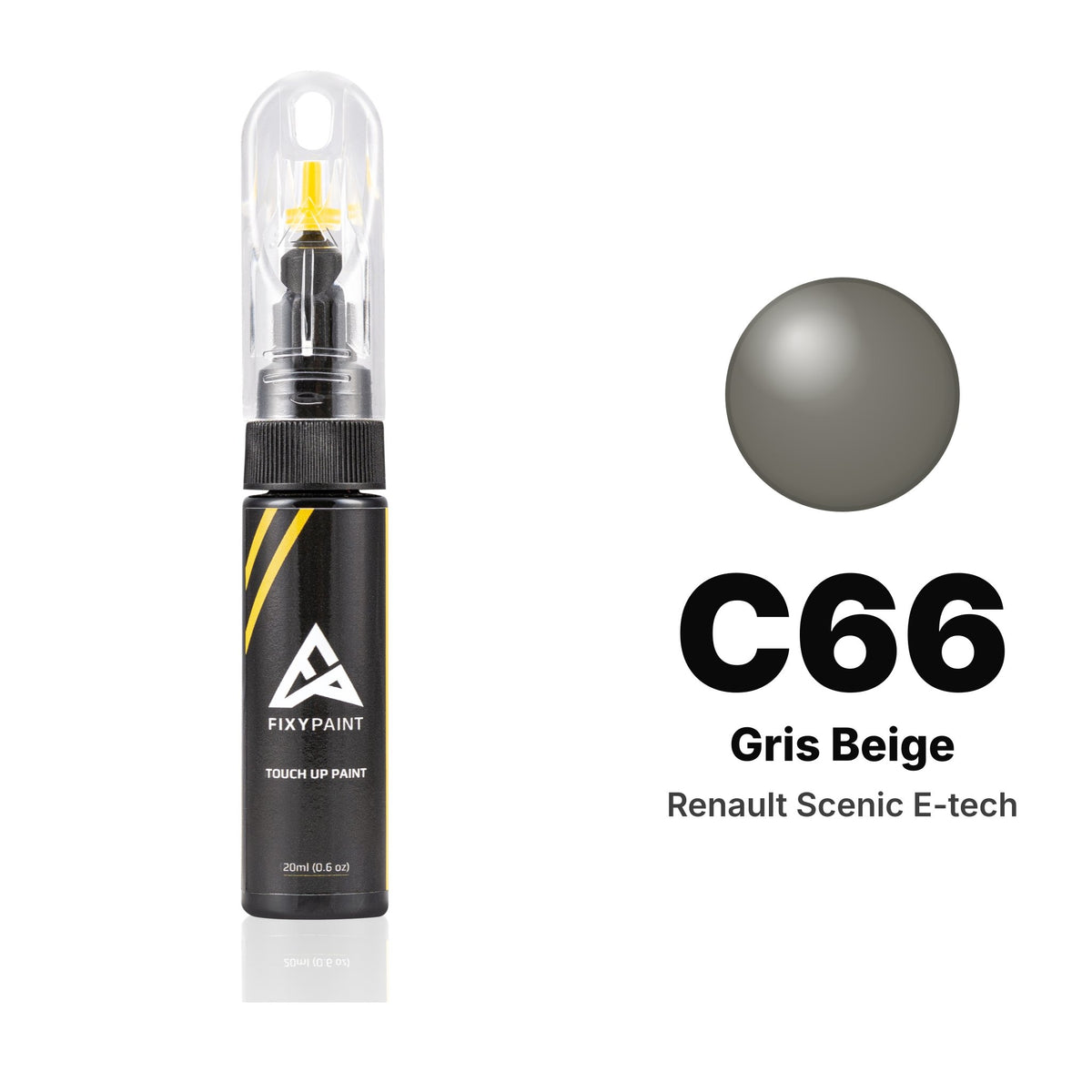 Renault Scenic E-tech C66 Gris Beige touch-up paint, Basic kit