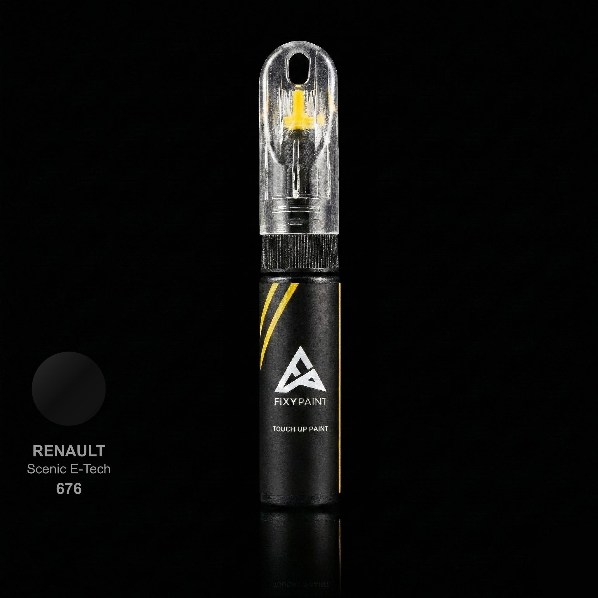 Renault Scenic E-tech touch up paint kit - NOIR NACRE 676 scratch repair