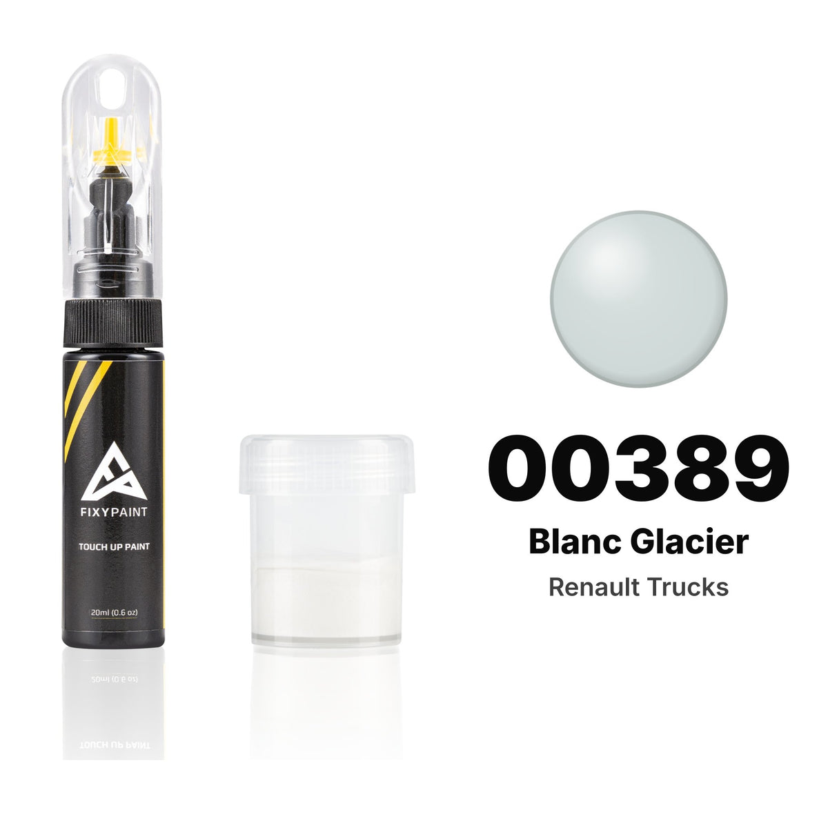 Touch-up paint for Renault Trucks 00389 Blanc Glacier, Standard kit