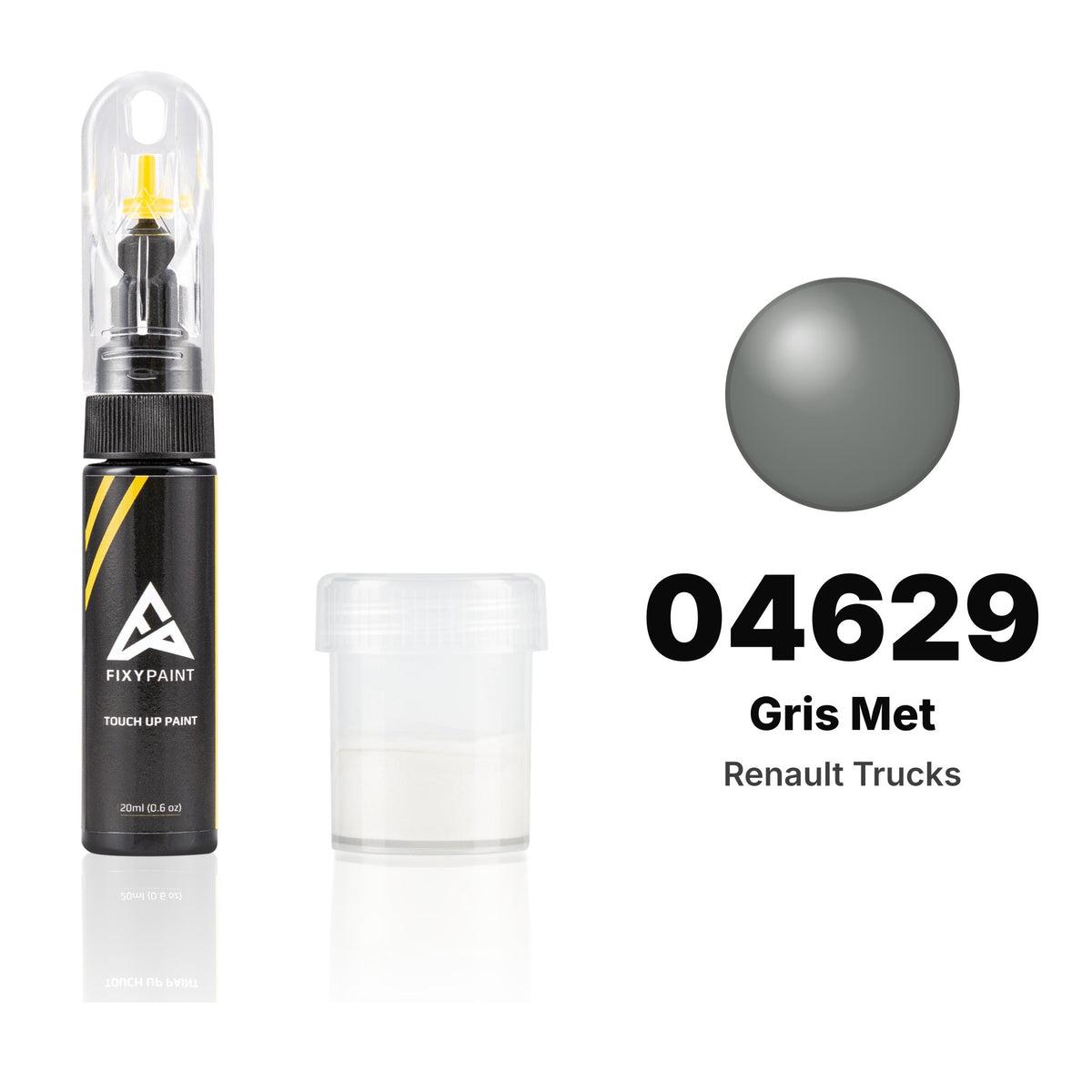 Touch-up paint for Renault Trucks 04629 Gris Met, Standard kit
