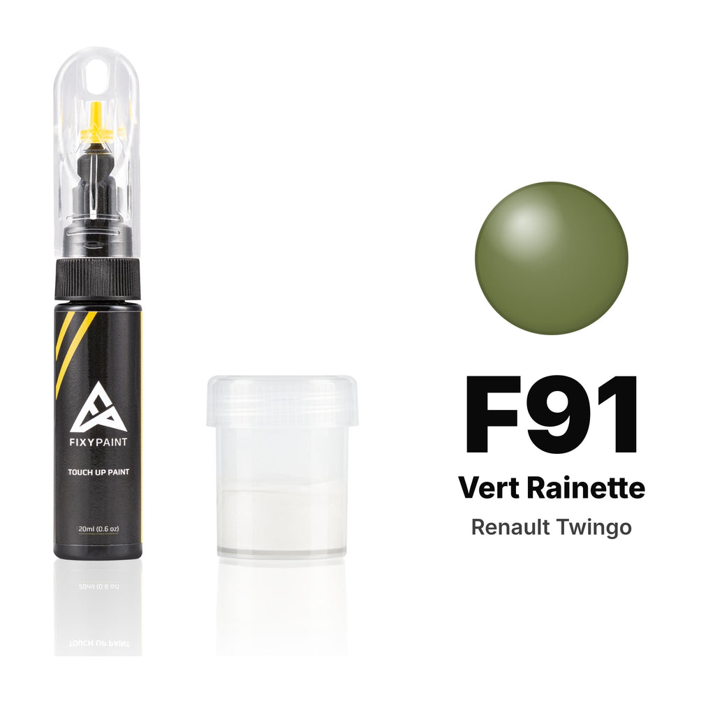 Touch-up paint for Renault Twingo F91 Vert Rainette, Standard kit
