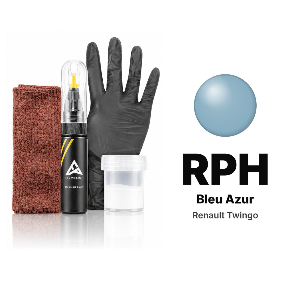 Vernice ritocco per Renault Twingo – RPH Bleu Azur (2016), kit Completo