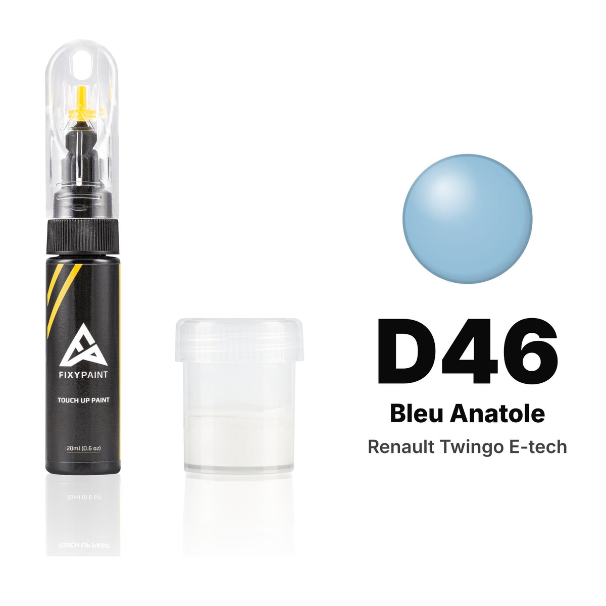 Vernice ritocco per Renault Twingo E-Tech – D46 Bleu Anatole (2000–2007), kit Standard