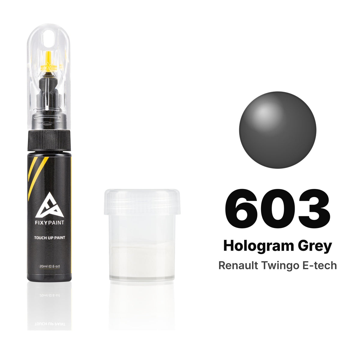 Vernice ritocco per Renault Twingo E-Tech – 603 Hologram Grey (2003), kit Standard
