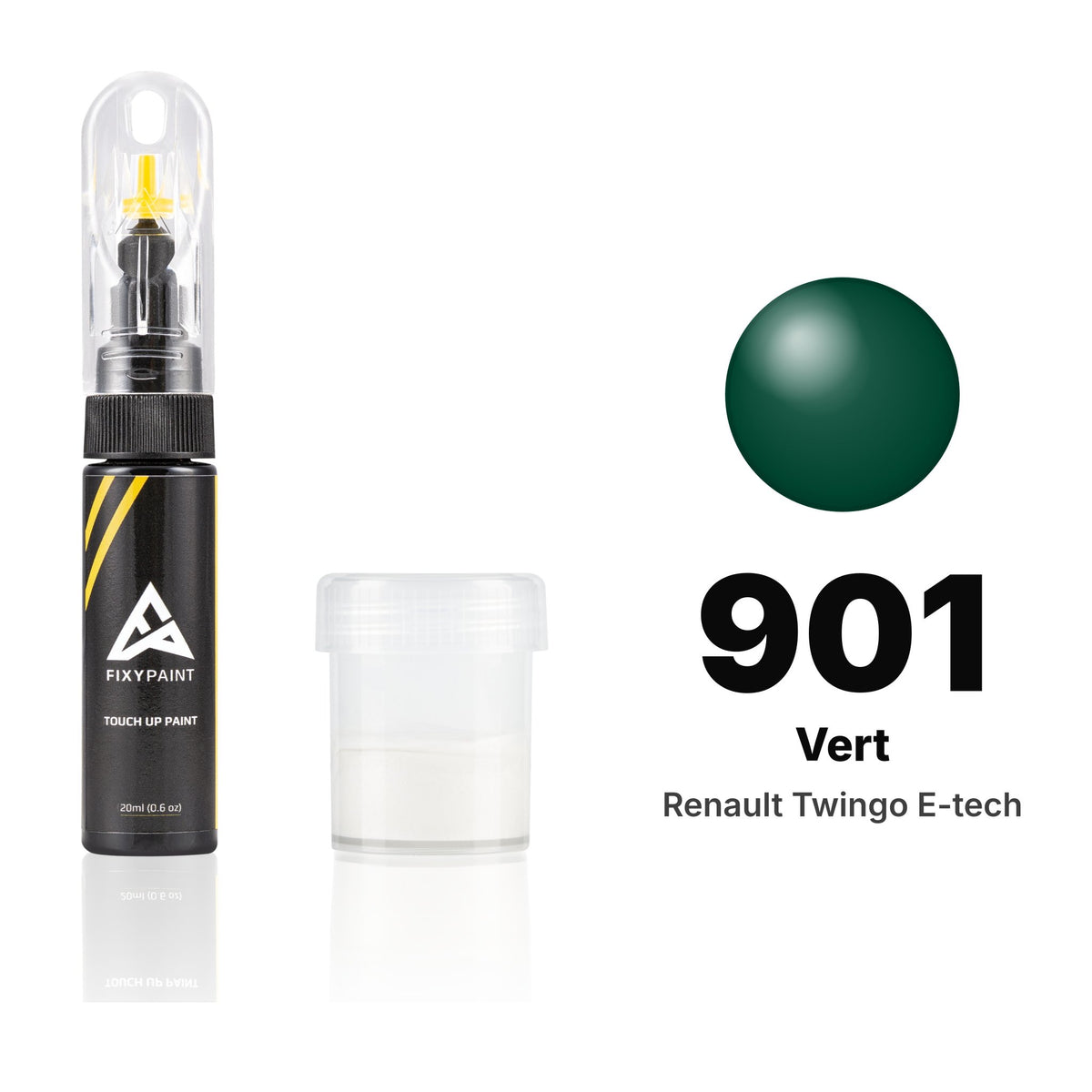 Vernice ritocco per Renault Twingo E-Tech – 901 Vert (2003), kit Standard