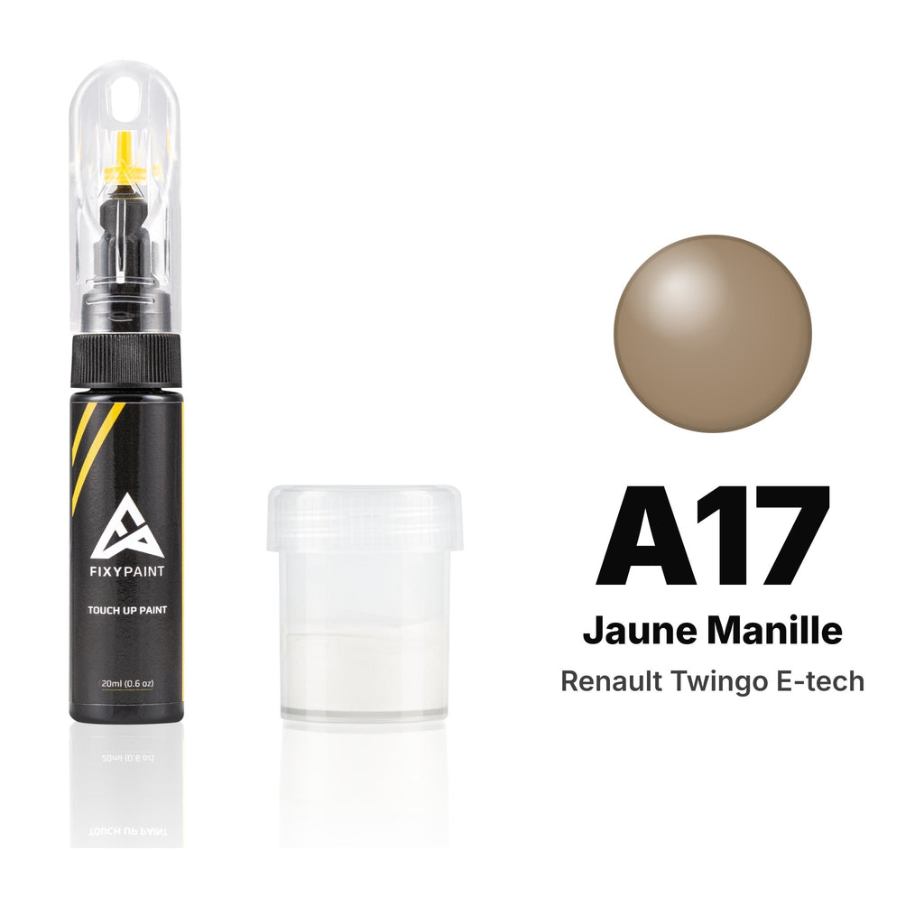 Vernice ritocco per Renault Twingo E-Tech – A17 Jaune Manille (2003), kit Standard