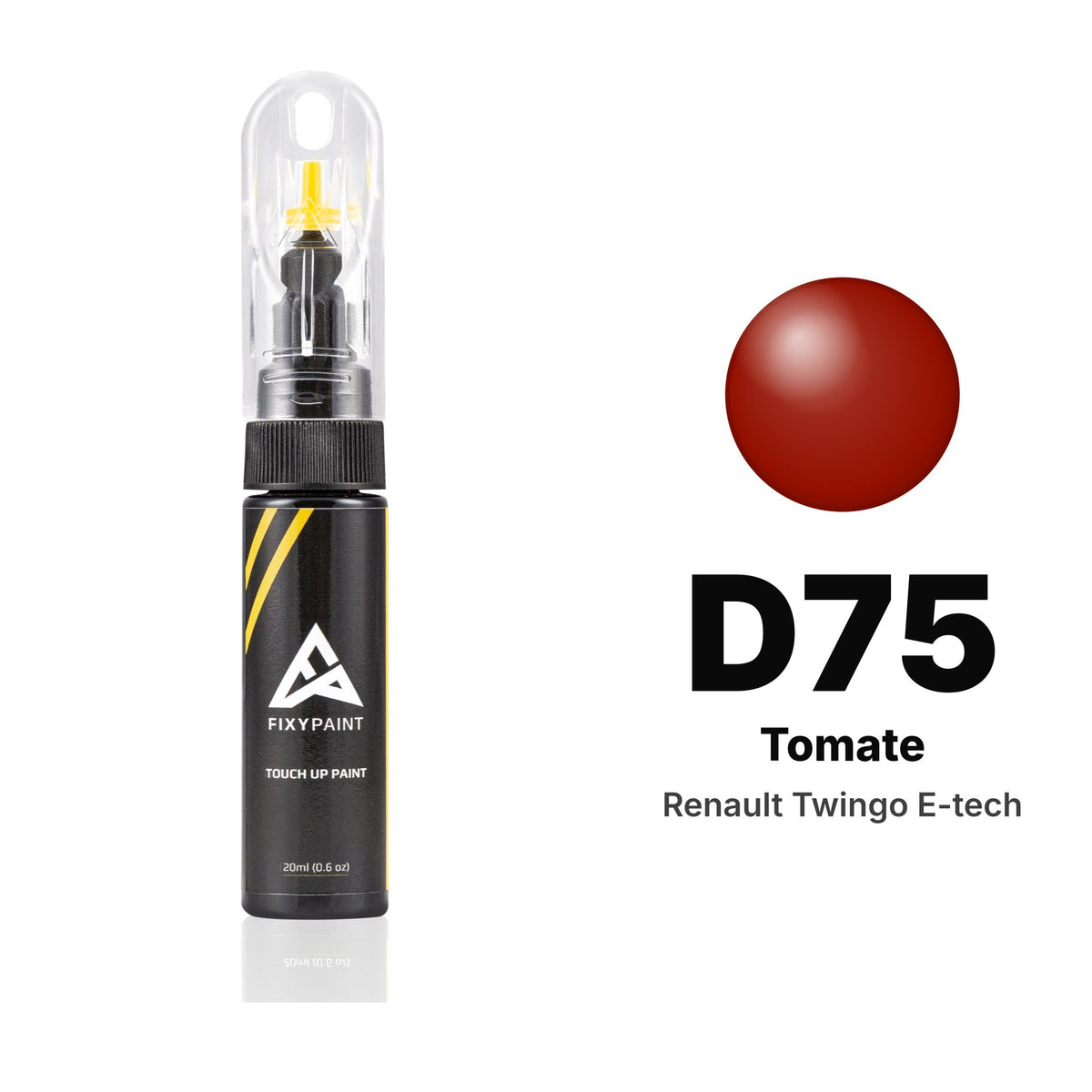 Renault Twingo E-tech D75 Tomate touch-up paint, Basic kit