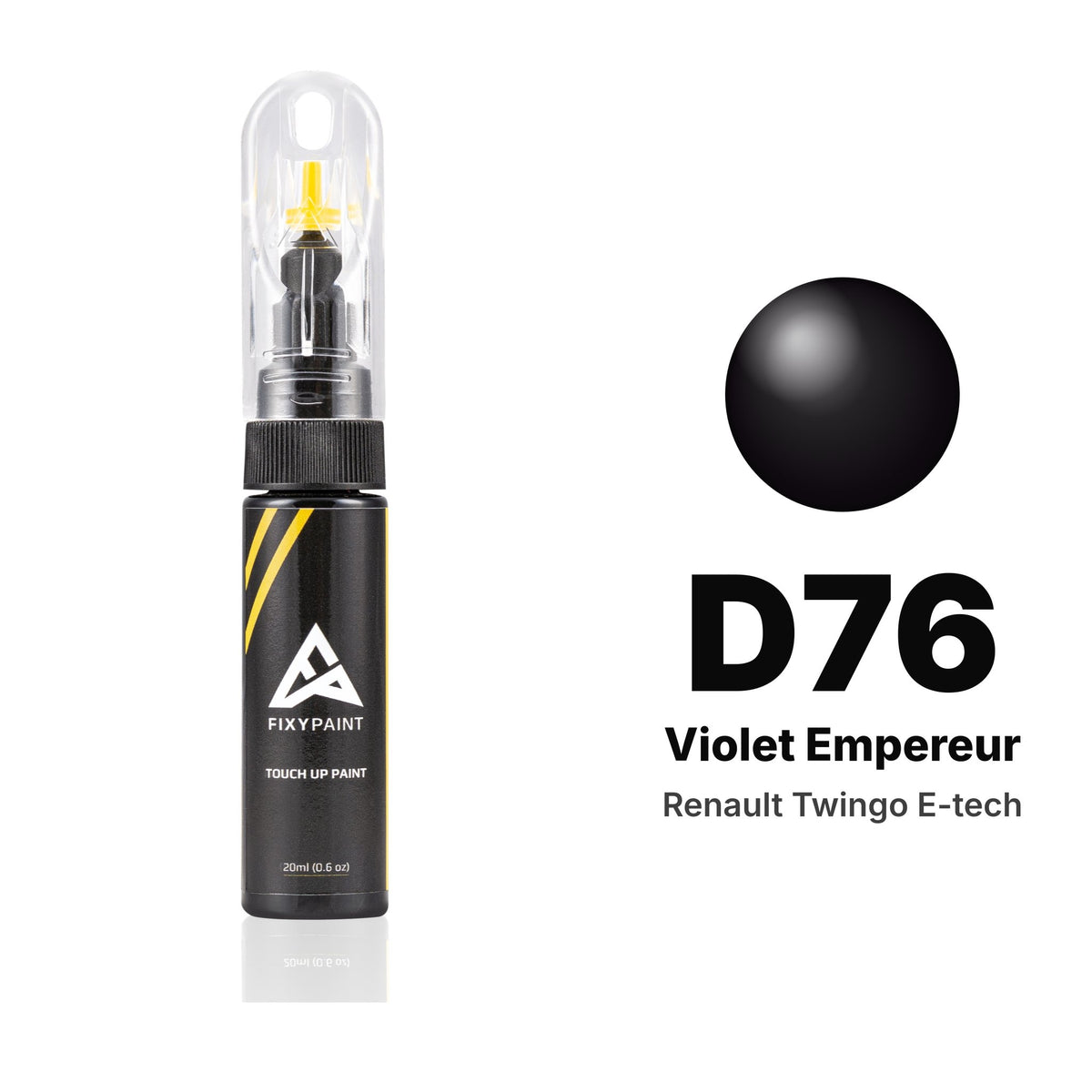 Renault Twingo E-tech D76 Violet Empereur touch-up paint, Basic kit