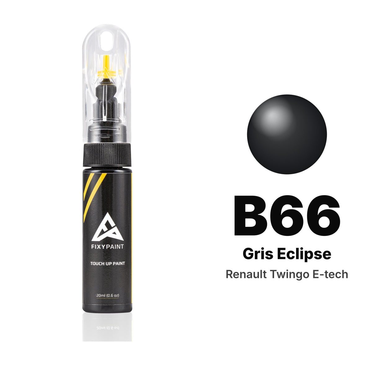 Renault Twingo E-tech B66 Gris Eclipse touch-up paint, Basic kit