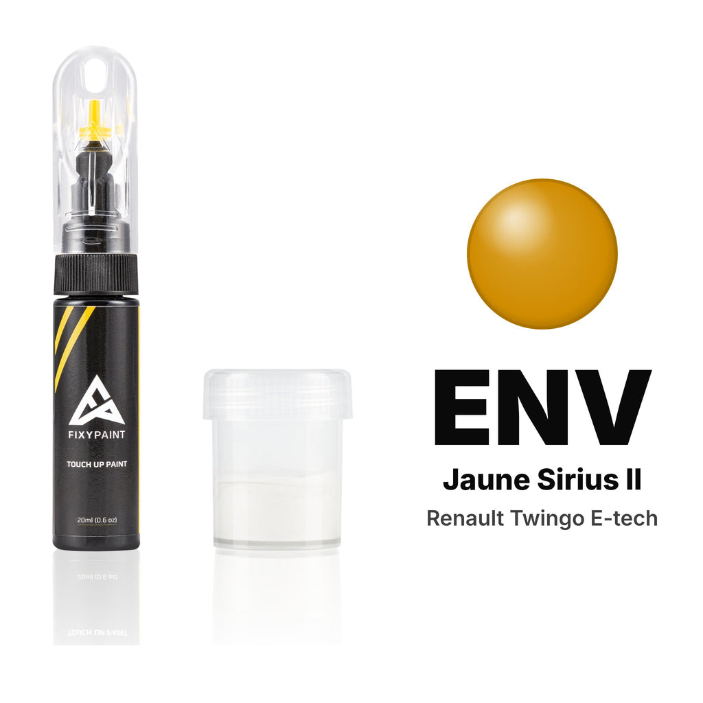 Touch-up paint for Renault Twingo E-Tech ENV Jaune Sirius II, Standard kit