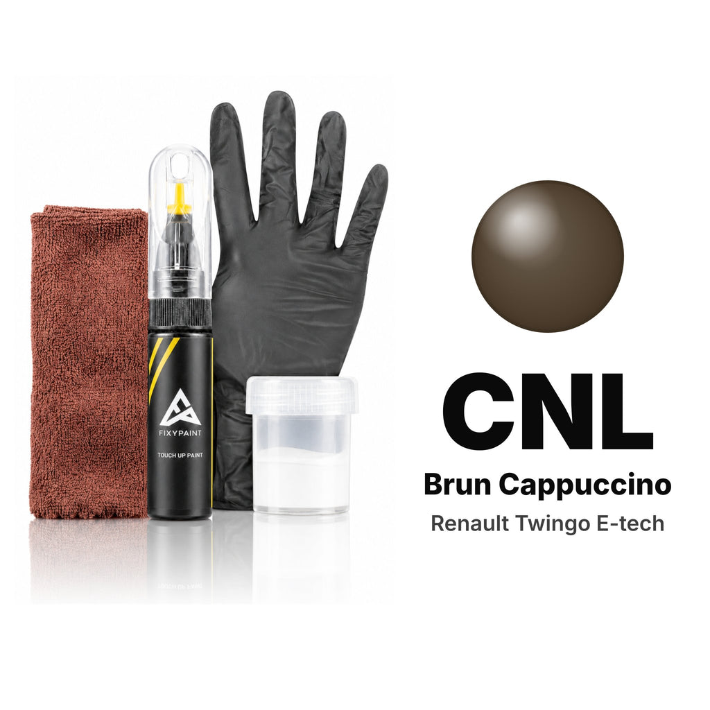 Touch-up paint for Renault Twingo E-Tech CNL Brun Cappuccino, Complete kit