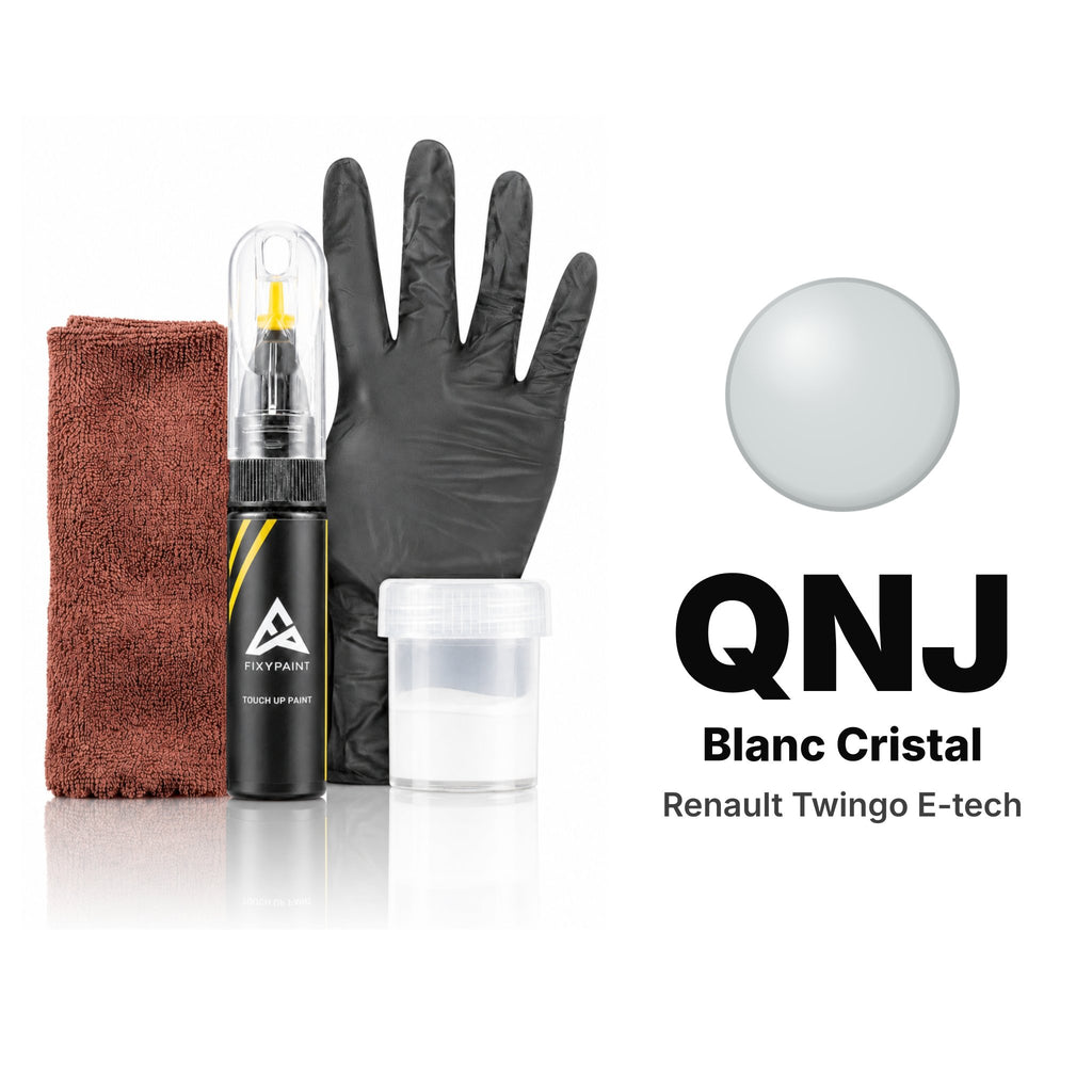 Touch-up paint for Renault Twingo E-Tech QNJ Blanc Cristal, Complete kit
