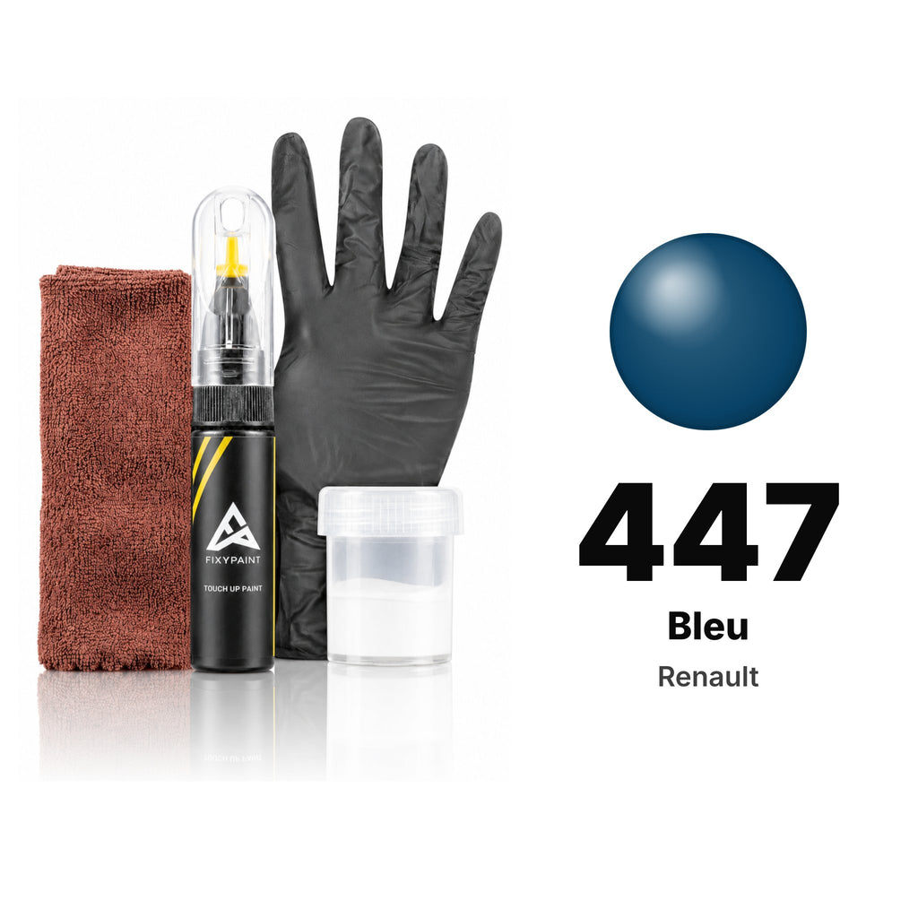 Touch-up paint for Renault 447 Bleu, Complete kit