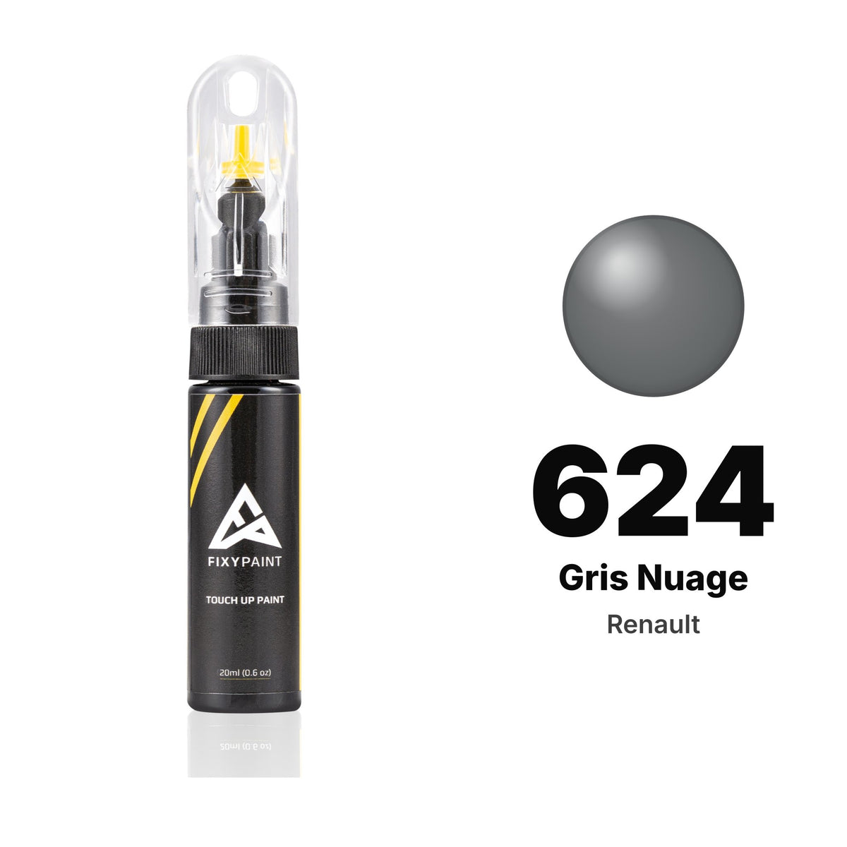 Touch-up paint for Renault 624 Gris Nuage, Basic kit