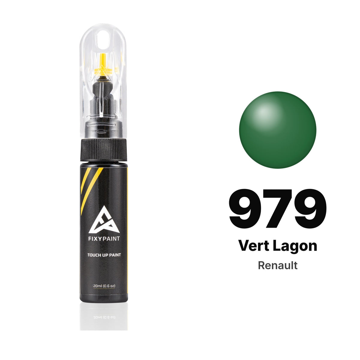 Touch-up paint for Renault 979 Vert Lagon, Basic kit