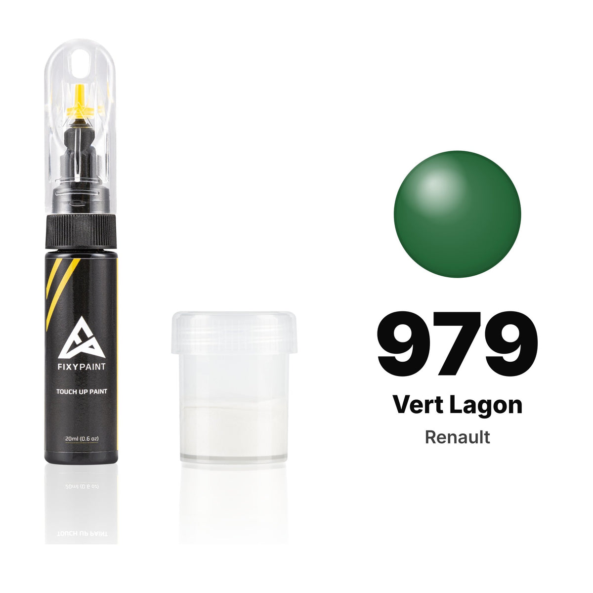 Touch-up paint for Renault 979 Vert Lagon, Standard kit
