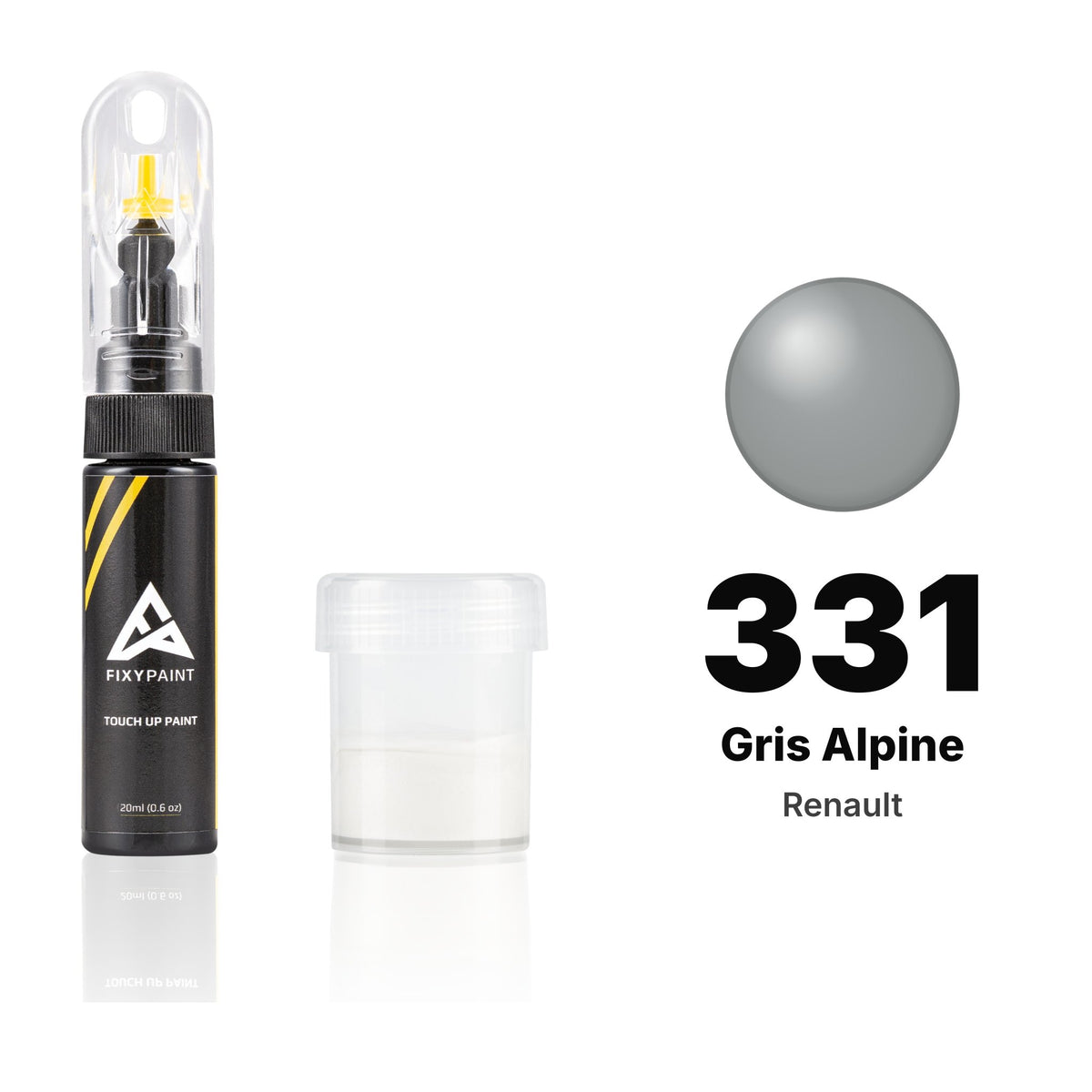 Touch-up paint for Renault 331 Gris Alpine, Standard kit