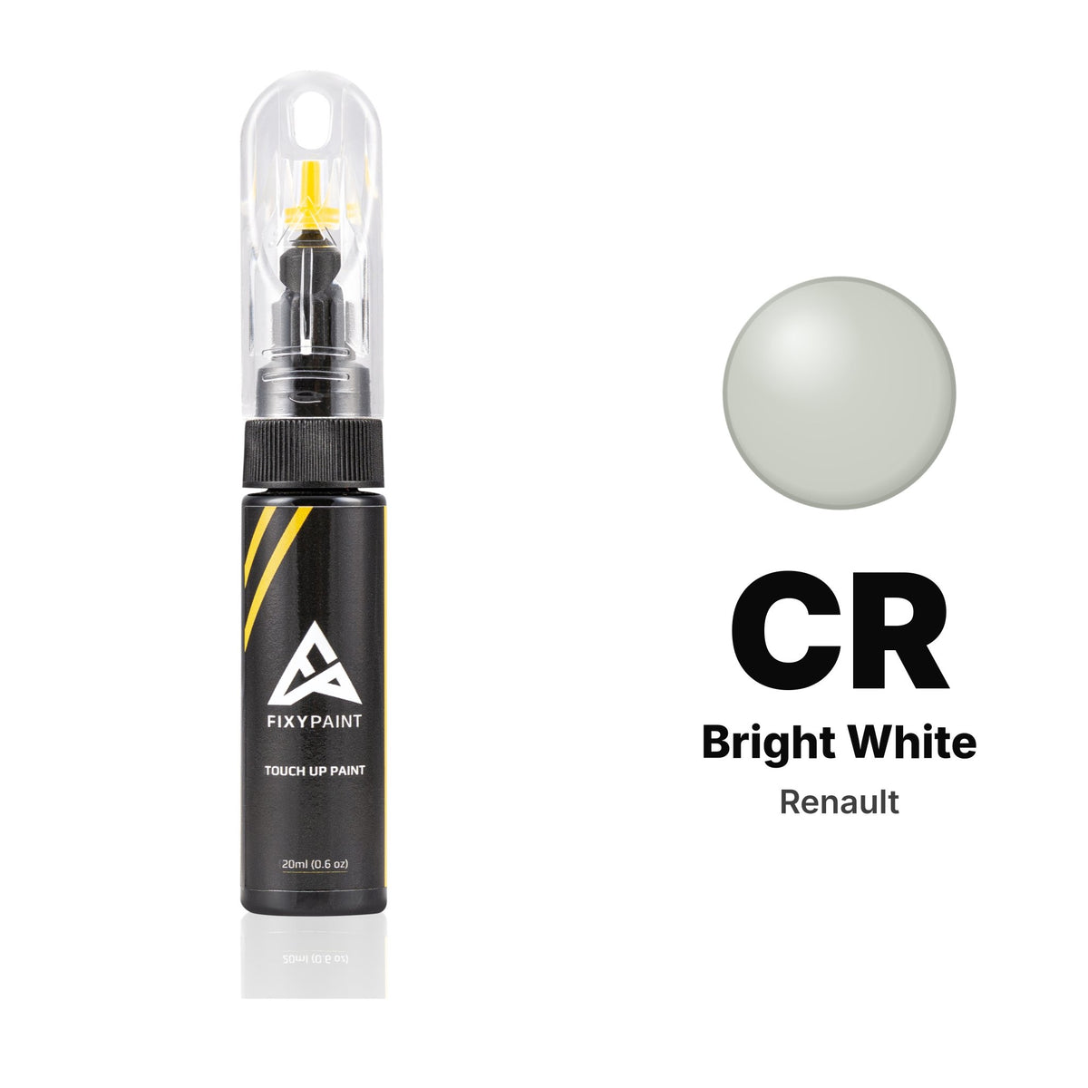 Lackstift für Renault – CR Bright White (alle Modelle, 1988–1990), Set Basis