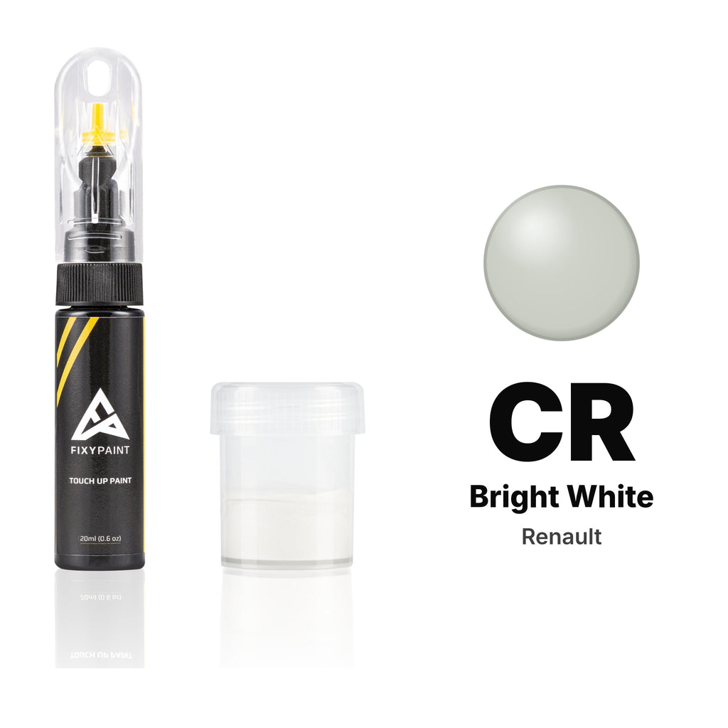 Lackstift für Renault – CR Bright White (alle Modelle, 1988–1990), Set Standard