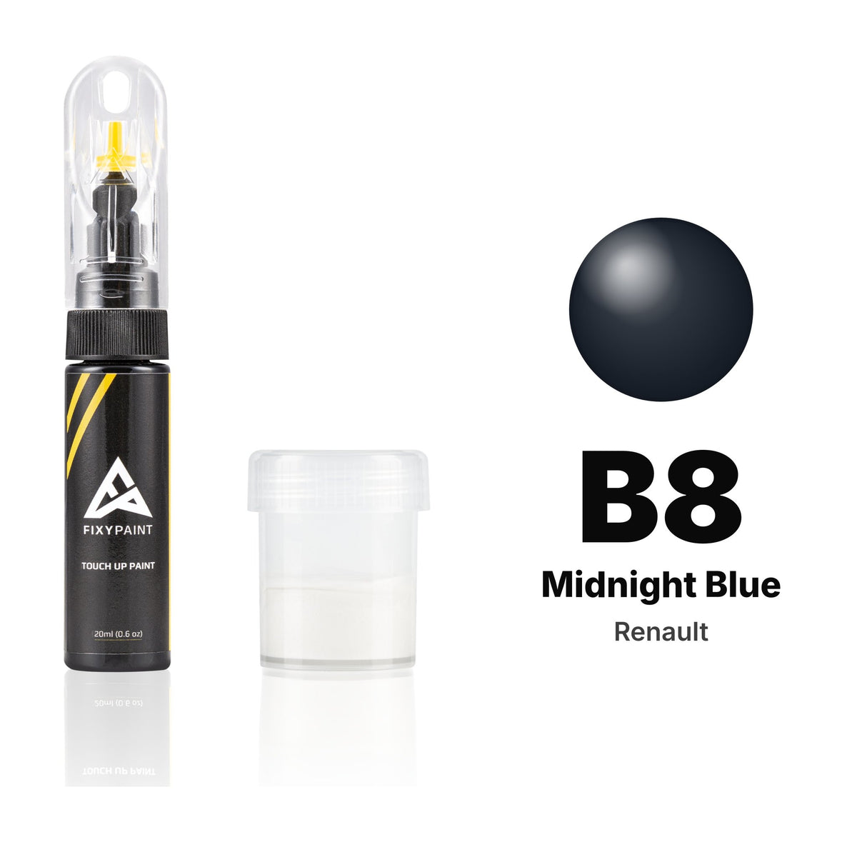 Lackstift für Renault – B8 Midnight Blue (alle Modelle, 1989–2004), Set Standard