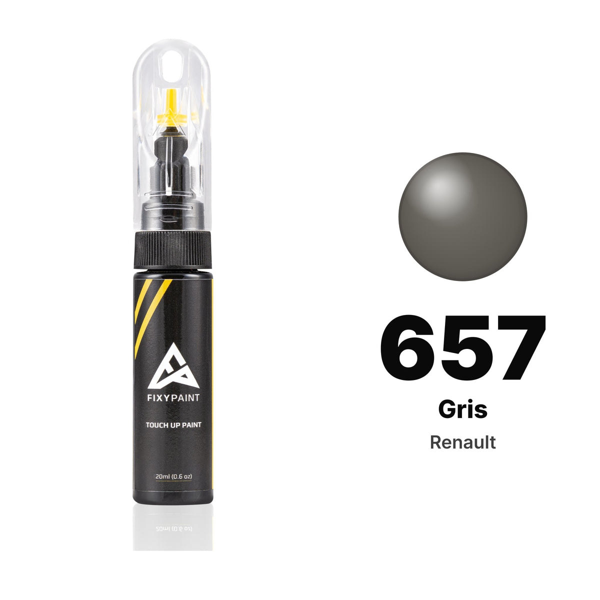 Lackstift für Renault – 657 Gris (alle Modelle, 1990), Set Basis