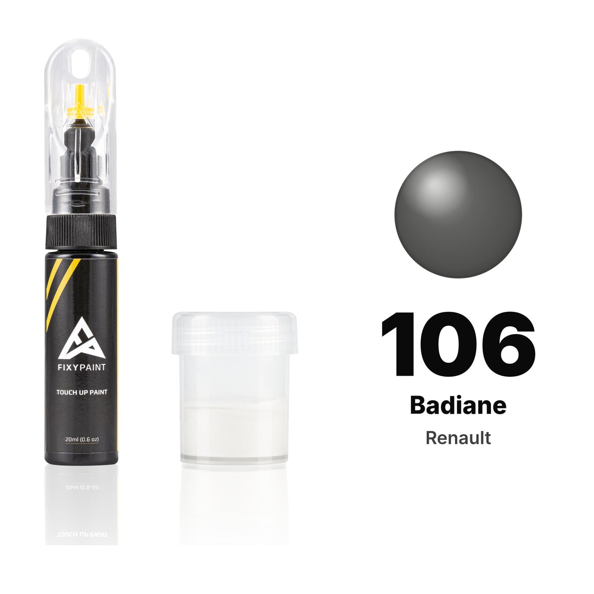 Touch-up paint for Renault 106 Badiane, Standard kit