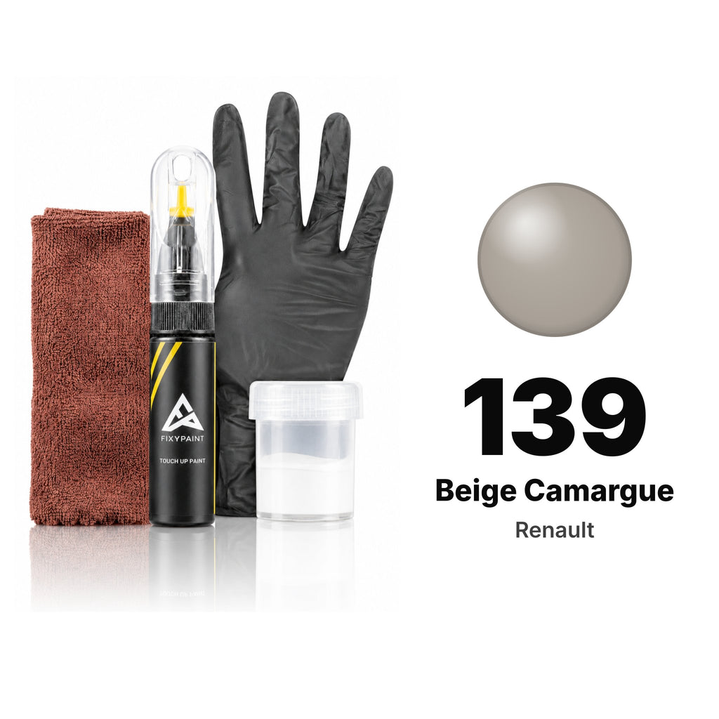 Touch-up paint for Renault 139 Beige Camargue, Complete kit