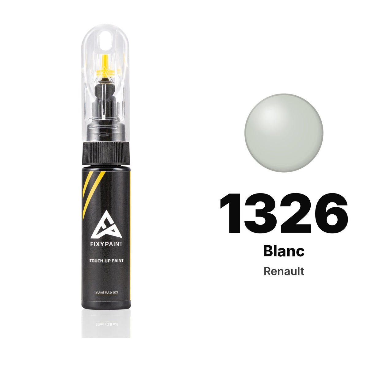 Touch-up paint for Renault 1326 Blanc, Basic kit
