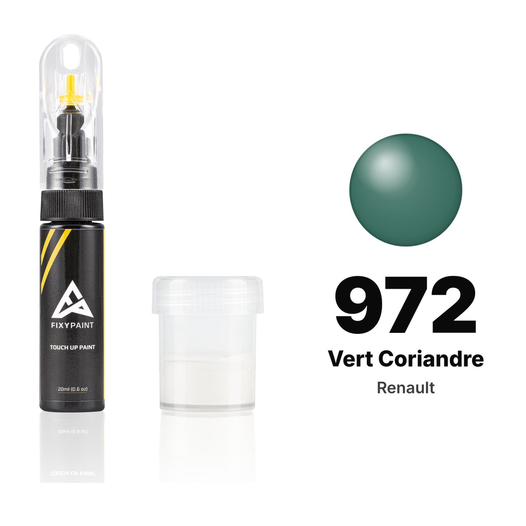 Vernice ritocco per Renault – 972 Vert Coriandre (tutti i modelli, 1993–1994), kit Standard